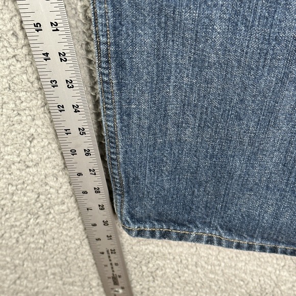 Levi's Mens 505 Medium Blue Regular Fit Straight Leg Denim Jeans Sz 40 x 32 - Picture 4 of 10